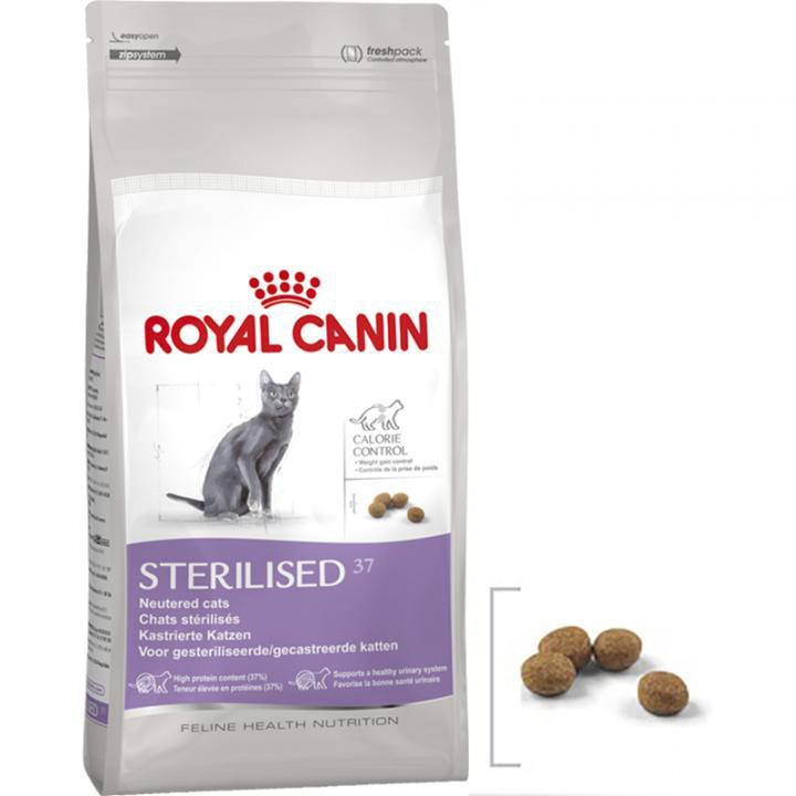 Корм сухой Royal Canin "Sterilised 37", для взрослых стерилизованных кошек
