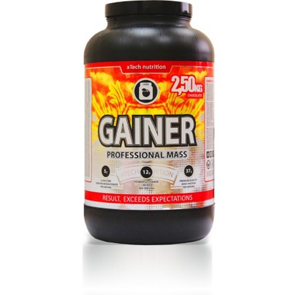 Гейнер aTech Nutrition "Gainer Professional Mass", cookie-creme, 2500 г